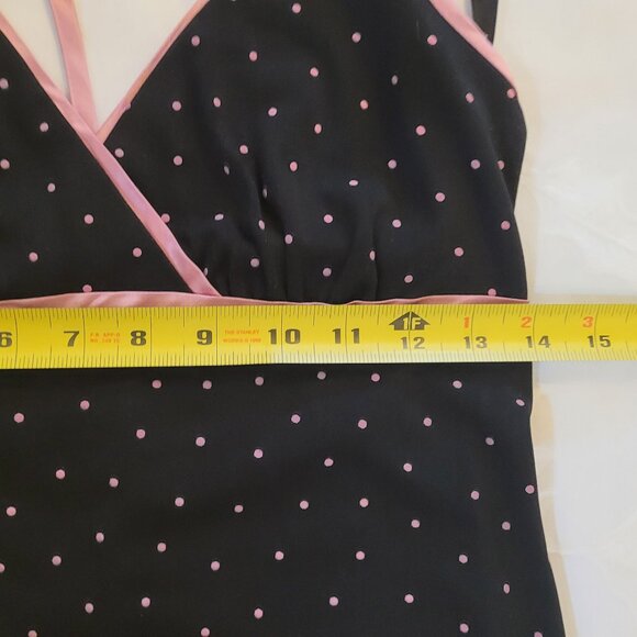 💕NWT Windsor Black and Pink Halter Midi Dress - Sz Large - Picture 7 of 12